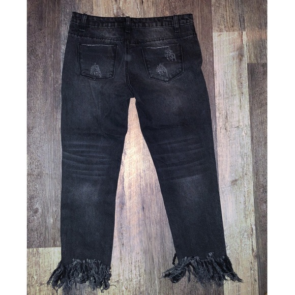 Vestique black fringe jeans - Picture 3 of 4